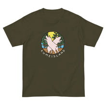 画像をギャラリービューアに読み込む, ブタとフクギ(半袖Tシャツ)dark color