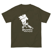 画像をギャラリービューアに読み込む, スプレーガンとヒヌカン(半袖Tシャツ)dark color