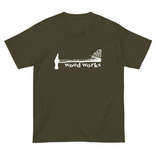 画像をギャラリービューアに読み込む, 金槌とオオゴマダラ(半袖Tシャツ)dark color