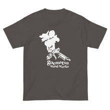 画像をギャラリービューアに読み込む, スプレーガンとヒヌカン(半袖Tシャツ)dark color