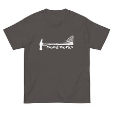 画像をギャラリービューアに読み込む, 金槌とオオゴマダラ(半袖Tシャツ)dark color