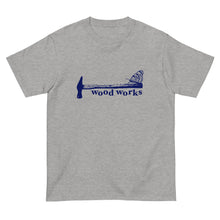 画像をギャラリービューアに読み込む, 金槌とオオゴマダラ(半袖Tシャツ)light color