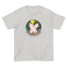 画像をギャラリービューアに読み込む, ブタとフクギ(半袖Tシャツ)light color