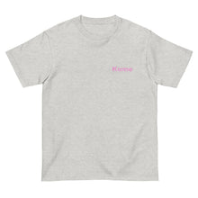 画像をギャラリービューアに読み込む, ハイビスカスKume ピンク ワンポイント(半袖Tシャツ)