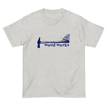 画像をギャラリービューアに読み込む, 金槌とオオゴマダラ(半袖Tシャツ)light color