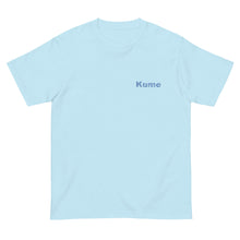 画像をギャラリービューアに読み込む, ハイビスカスKume ブルー ワンポイント(半袖Tシャツ)