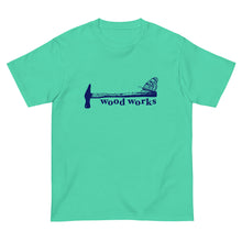 画像をギャラリービューアに読み込む, 金槌とオオゴマダラ(半袖Tシャツ)light color