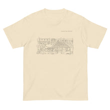 画像をギャラリービューアに読み込む, 赤瓦と町並(半袖Tシャツ)light color