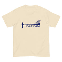 画像をギャラリービューアに読み込む, 金槌とオオゴマダラ(半袖Tシャツ)light color