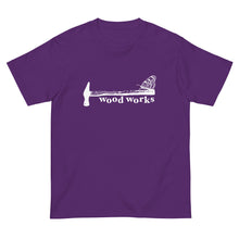 画像をギャラリービューアに読み込む, 金槌とオオゴマダラ(半袖Tシャツ)dark color