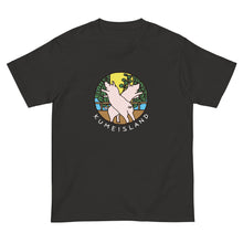 画像をギャラリービューアに読み込む, ブタとフクギ(半袖Tシャツ)dark color