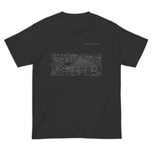 画像をギャラリービューアに読み込む, 赤瓦と町並(半袖Tシャツ)dark color
