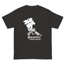 画像をギャラリービューアに読み込む, スプレーガンとヒヌカン(半袖Tシャツ)dark color