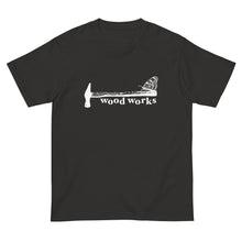 画像をギャラリービューアに読み込む, 金槌とオオゴマダラ(半袖Tシャツ)dark color