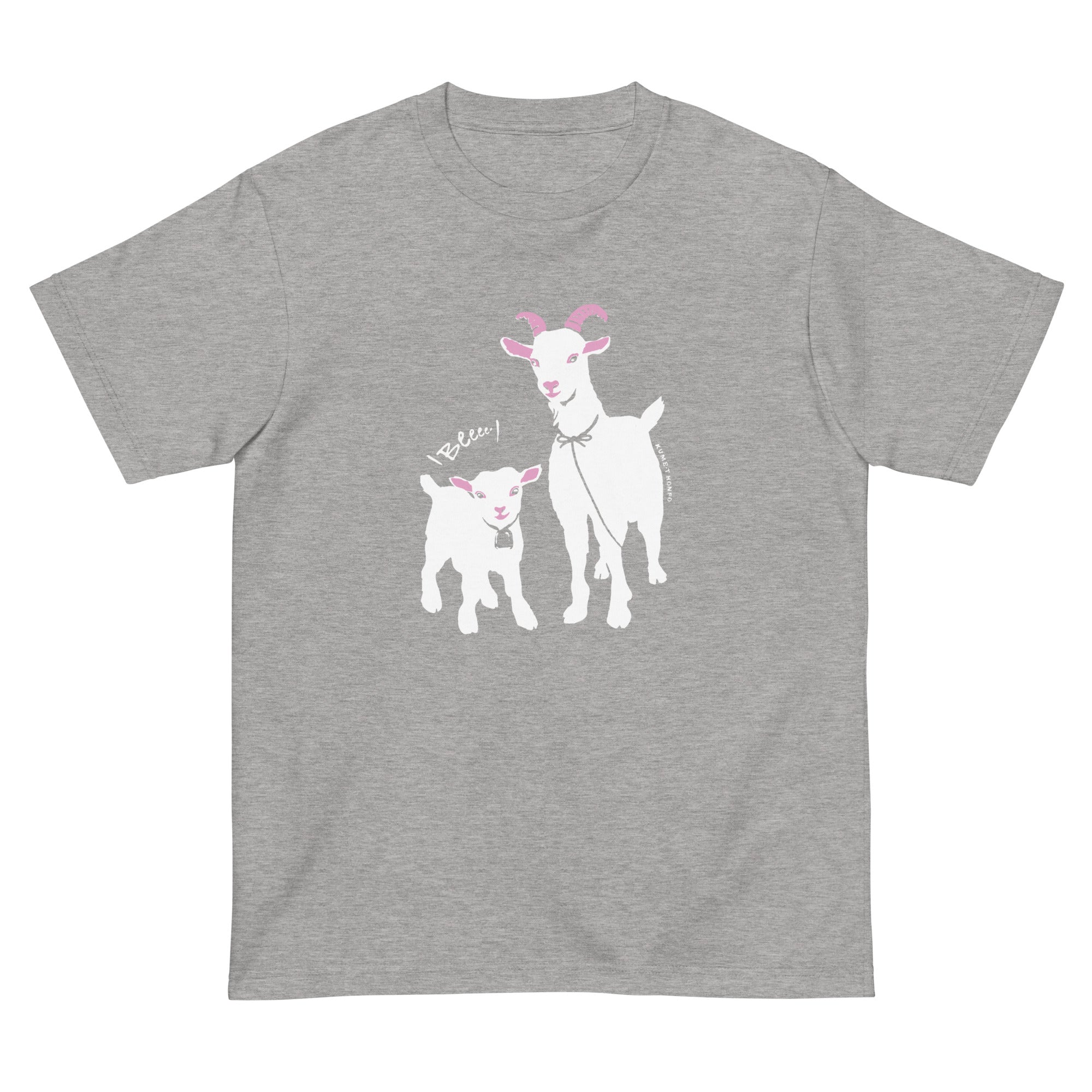 ETRO グレー 有翼山羊イラスト Tシャツ 久米Tヤギ（半袖Tシャツ） – PLANKTON KUMEJIMA