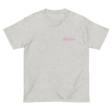 画像をギャラリービューアに読み込む, ハイビスカスKume ピンク ワンポイント（半袖Tシャツ）
