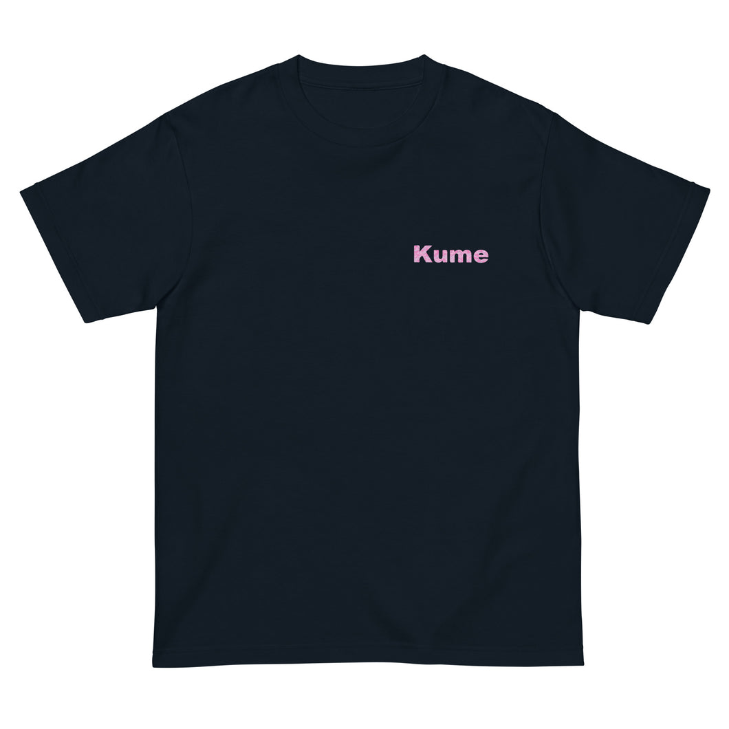 ハイビスカスKume ピンク ワンポイント（半袖Tシャツ）