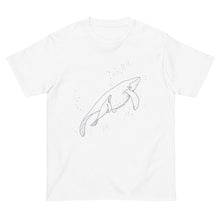 画像をギャラリービューアに読み込む, 親子クジラ（半袖Tシャツ）light color
