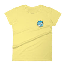 画像をギャラリービューアに読み込む, ハテの浜ワンポイント（レディース半袖Tシャツ）light color

