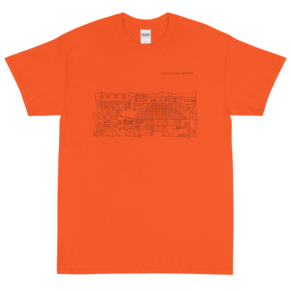赤瓦と町並（半袖Tシャツ）light color
